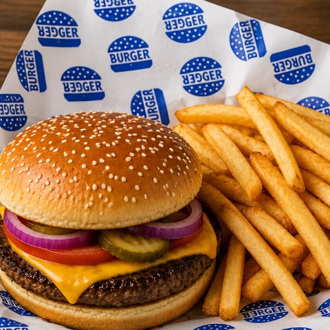 Papel para hamburguesas (burger)