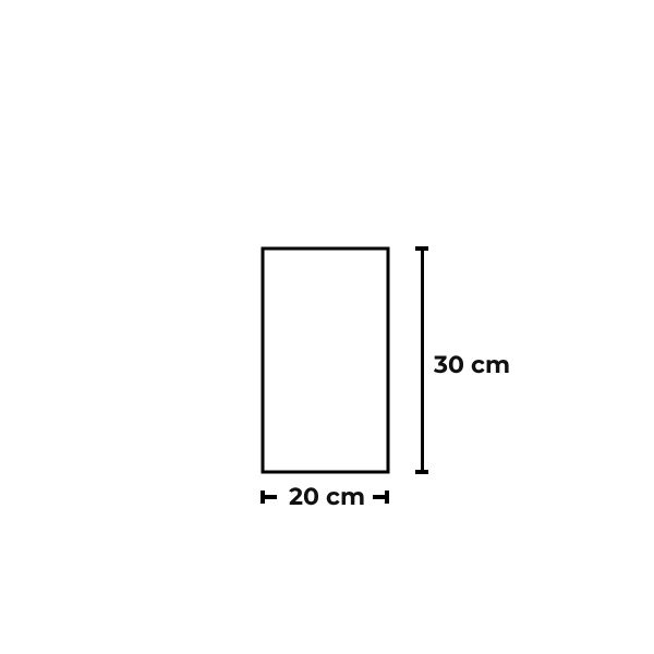 Papel de 20 x 30 cm