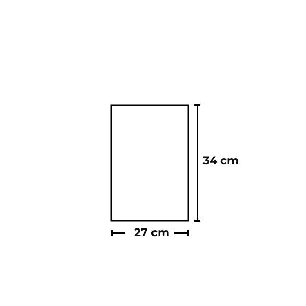 Papel de 27 x 34 cm