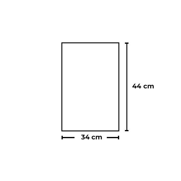 Papel de 34 x 44 cm