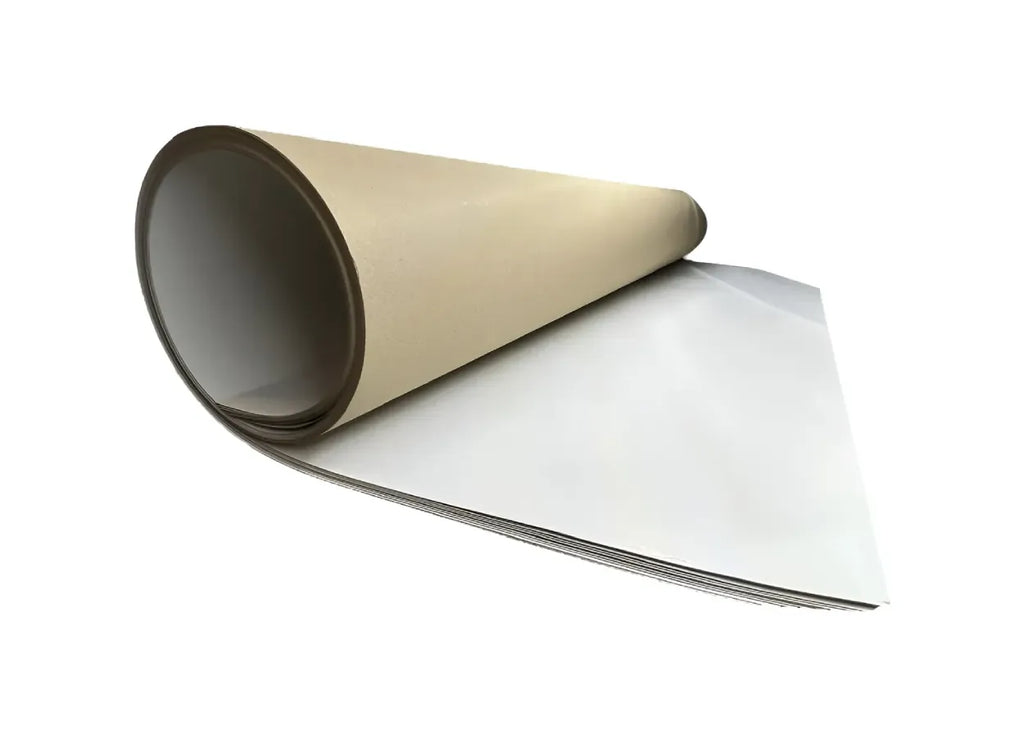 10 piezas carton caple 18pts color blanco reverso cafe 88x102cm 360g