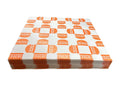 1000 piezas papel grado alimenticio impreso burger color naranja 24x34cm 35g