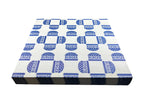 1000 piezas papel grado alimenticio impreso burger color azul 29x34cm