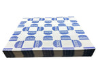 1000 piezas papel encerado burger color azul 22x29cm