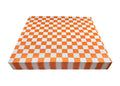 1000 piezas papel encerado cuadros color naranja 20x30cm
