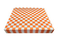 1000 piezas papel encerado cuadros color naranja 30x30cm