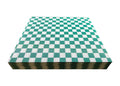 1000 piezas papel encerado cuadros color verde 30x30cm