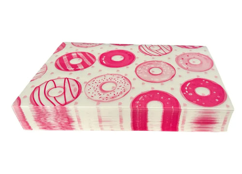 100 piezas papel encerado para donas 30x30cm