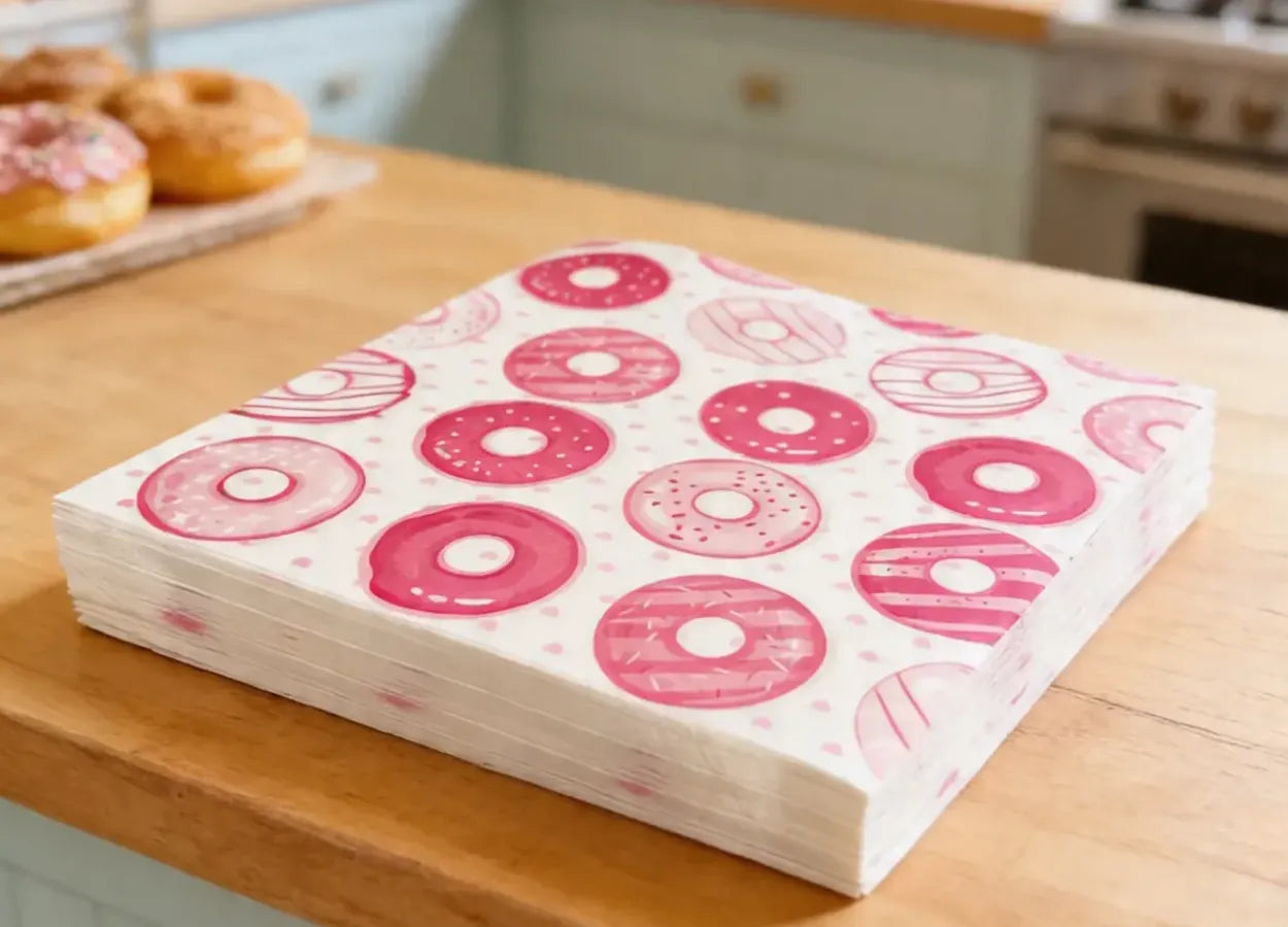 100 piezas papel encerado para donas 30x30cm