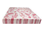 1000 piezas papel encerado pizza, papas, burger color rojo 20x30cm