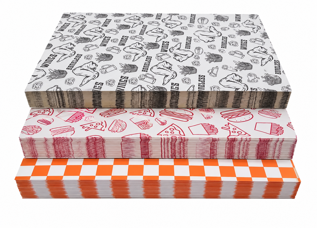 Promoción 1000 piezas papel genérico modelos varios 20x30cm. Mínimo de compra 10 millares en adelante