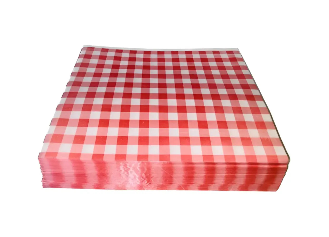 1000 piezas papel grado alimenticio impreso cuadros 34x44cm